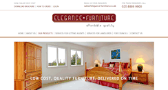 Desktop Screenshot of elegance-furniture.co.uk